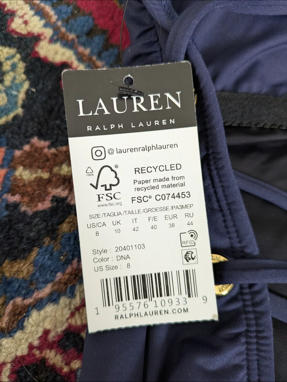 Ralph Lauren sleek navy